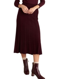 φούστα attrattivo μίντι πλεκτή 9921771-oxblood γυναικείο
