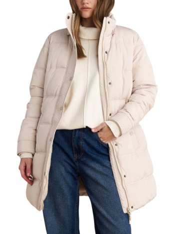 μπουφάν attrattivo με ζώνη και γούνα 9921820-vanilla σε προσφορά