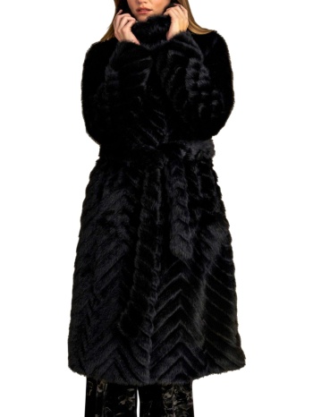 παλτό attrattivo με όψη γούνας 9921879-black γυναικείο σε προσφορά