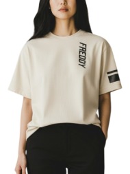 μπλούζα κοντομάνικη freddy με λογότυπο f6mbot3-w740 ανδρικό