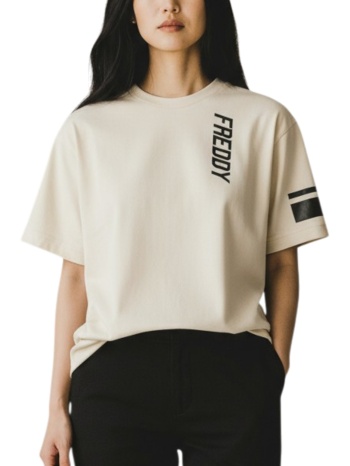 μπλούζα κοντομάνικη freddy με λογότυπο f6mbot3-w740 ανδρικό σε προσφορά