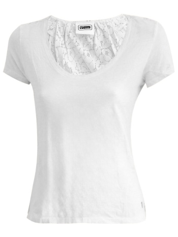 μπλούζα κοντομάνικη freddy mε δαντελένια πλάτη σε προσφορά