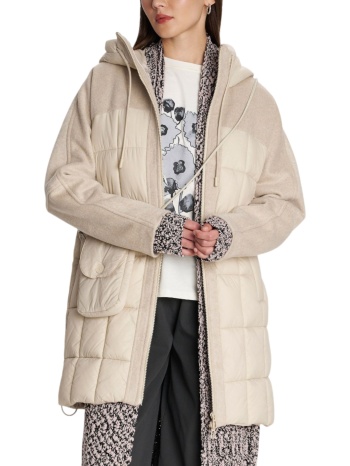 παλτό ale ημίπαλτο με κουκούλα & τσαντάκι 8921726-vanilla σε προσφορά