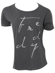 μπλούζα κοντομάνικη freddy με τύπωμα table07-nx γυναικείο