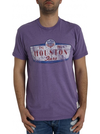 μπλούζα κοντομάνικη retro brand houston rb130hst01 σε προσφορά