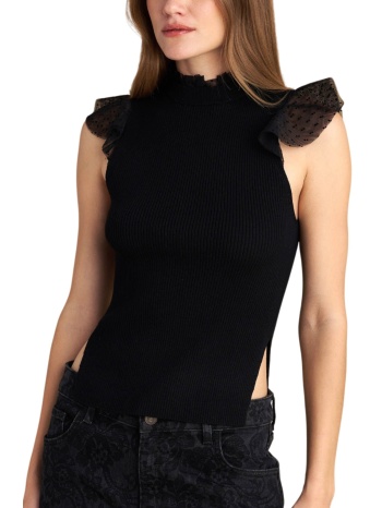 μπλούζα μακρυμάνικη attrattivo με τούλινες λεπτομέρειες σε προσφορά