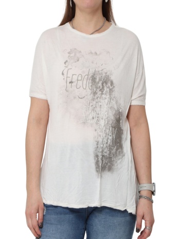 μπλούζα κοντομάνικη freddy με ιδιαίτερο τύπωμα f6wsat6-w690 σε προσφορά