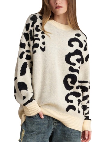 μπλούζα μακρυμάνικη attrattivo πλεκτή με σχέδια 9p22950-off σε προσφορά