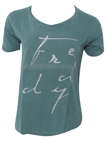 μπλούζα κοντομάνικη freddy με τύπωμα table07-v48x γυναικείο σε προσφορά