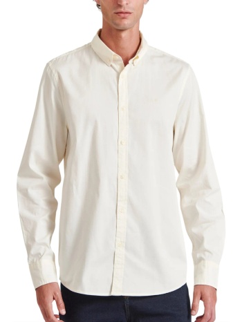 πουκάμισο μακρυμάνικο funky buddha garment dyed twill σε προσφορά