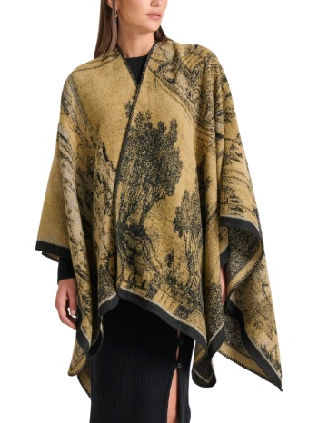 ζακέτα funky buddha γυναικεία κάπα fbl010-133-10-olive σε προσφορά