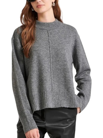 μπλούζα μακρυμάνικη funky buddha relaxed fit με στρογγυλή σε προσφορά