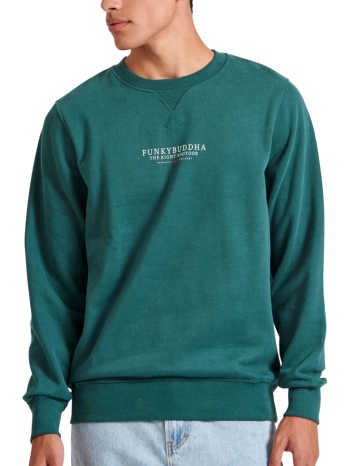 μπλούζα μακρυμάνικη funky buddha με τυπωμένο λογότυπο σε προσφορά