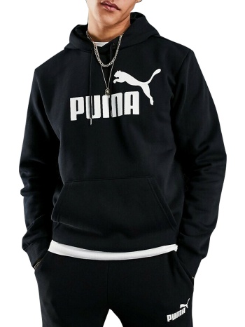 μπλούζα μακρυμάνικη puma essentials big logo hoodie fl σε προσφορά