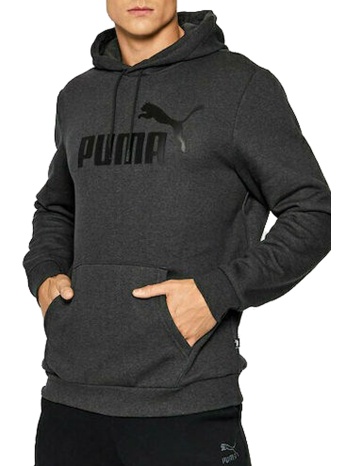 μπλούζα μακρυμάνικη puma essentials big logo hoodie fl σε προσφορά