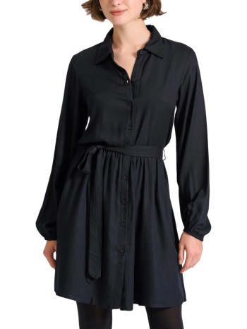 φόρεμα funky buddha μίνι σεμιζιέ fbl010-131-13-black σε προσφορά