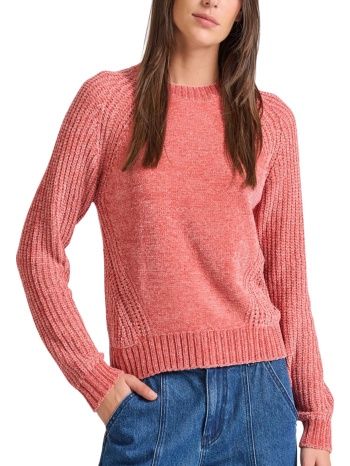 μπλούζα μακρυμάνικη funky buddha σενίλ με στρογγυλή σε προσφορά