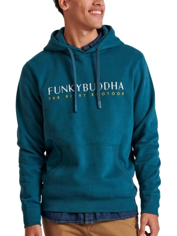 μπλούζα μακρυμάνικη funky buddha με κέντημα στο στήθος σε προσφορά