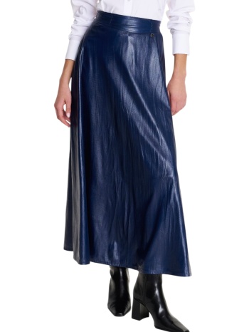 φούστα ale μάξι δερματίνη 8921907-midnight blue γυναικείο σε προσφορά