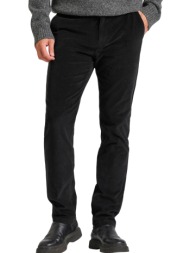 παντελόνι υφασμάτινο funky buddha κοτλέ chino fbm010-015-02-black ανδρικό