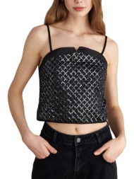 top attrattivo με παγιέτες 9922751-black γυναικείο