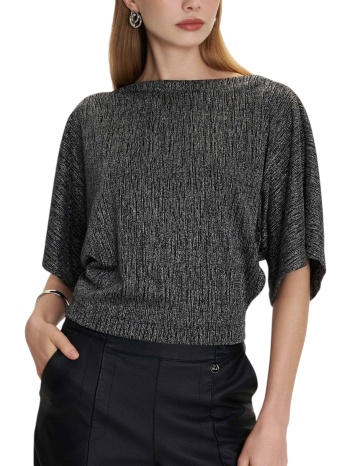 μπλούζα κοντομάνικη ale κοντομάνικη lurex 82267395-silver σε προσφορά