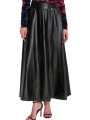 φούστα ale μάξι δερματίνη 8921907-black γυναικείο