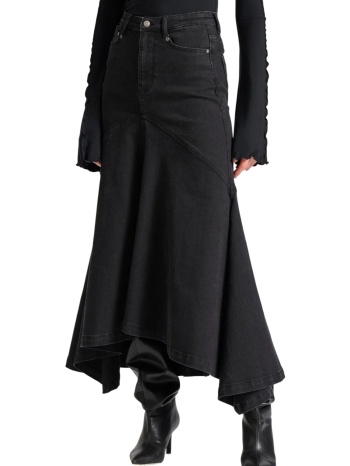 φούστα funky buddha denim με ασσύμετρο τελείωμα σε προσφορά