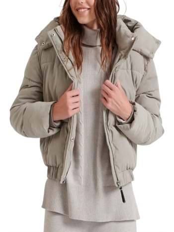 μπουφάν funky buddha puffer fbl010-106-01-grey γυναικείο σε προσφορά