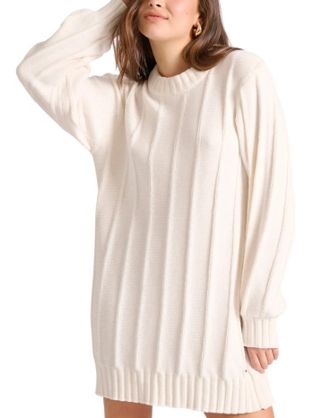 φόρεμα funky buddha μίνι σενίλ με ανάγλυφη πλέξη σε προσφορά