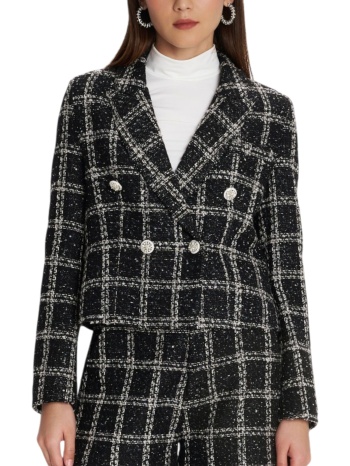 σακάκι ale tweed effect 8921864-black γυναικείο σε προσφορά