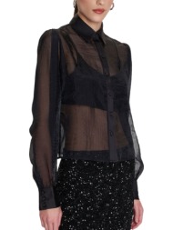 πουκάμισο μακρυμάνικο ale σετ see-through 8922765-black γυναικείο