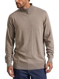 μπλούζα μακρυμάνικη funky buddha με ψηλό λαιμό fbm010-009-09-cigar mel ανδρικό