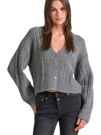 ζακέτα funky buddha relaxed fit cropped σε προσφορά