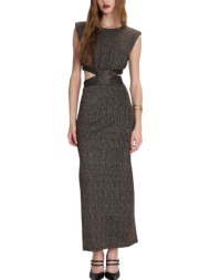 φόρεμα ale lurex 82267833-gold γυναικείο