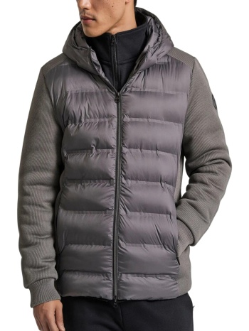 μπουφάν funky buddha σε ριμπ ύφανση fbm010-014-01-grey σε προσφορά