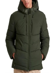 μπουφάν funky buddha outdoor puffer fbm010-032-01-khaki ανδρικό