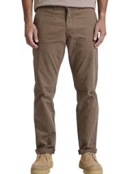 παντελόνι υφασμάτινο funky buddha straight fit chino fbm010-007-02-lt coffee ανδρικό