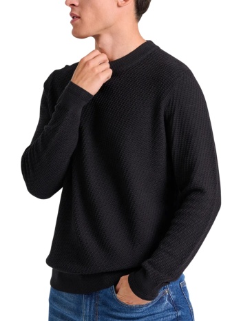 μπλούζα μακρυμάνικη funky buddha πλεκτό με ανάγλυφη υφή σε προσφορά