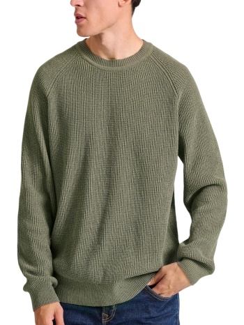 μπλούζα μακρυμάνικη funky buddha chenille relaxed fit σε προσφορά