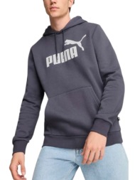 μπλούζα μακρυμάνικη puma big logo hoodie fl 586687-23 ανδρικό
