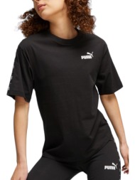 μπλούζα κοντομάνικη puma ess tape 675994-01 γυναικείο