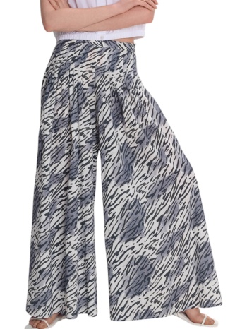 παντελόνι υφασμάτινο ale ζυπ κιλοτ εμπριμέ 8921018-white σε προσφορά