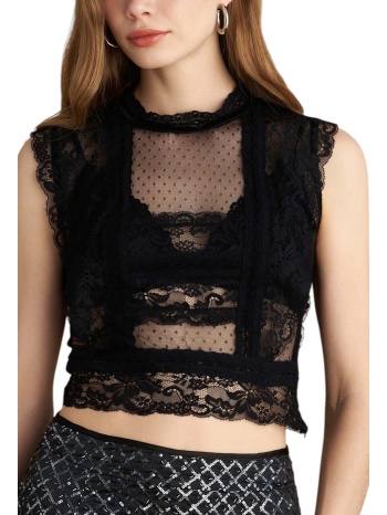 top attrattivo τούλινο με δαντέλα 9922740-black γυναικείο σε προσφορά