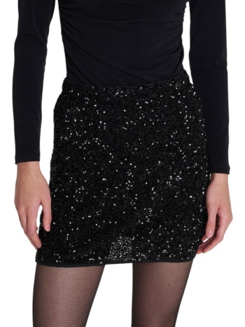 φούστα ale μίνι με παγιέτα 8922793-black γυναικείο σε προσφορά