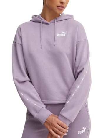μπλούζα μακρυμάνικη puma ess tape hoodie fl 675996-30