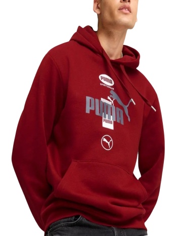 μπλούζα μακρυμάνικη puma power graphic hoodie 681741-13 σε προσφορά