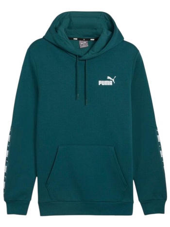 μπλούζα μακρυμάνικη puma tape hoodie fl 849040-08 ανδρικό