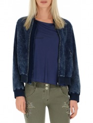 μπουφάν freddy denim bomber acid-washed effect s8-tpw-ws347l01h02-ftlsd-j0m