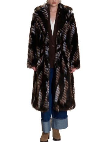 παλτό ale εμπριμέ από συνθετική γούνα 8921858-multicolor σε προσφορά